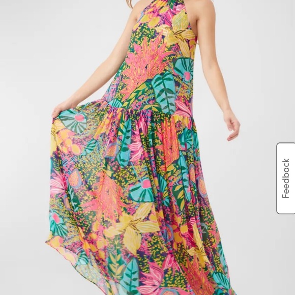 Trina Turk
Kissimmee Floral-Print Halter Maxi Dress - Picture 3 of 6